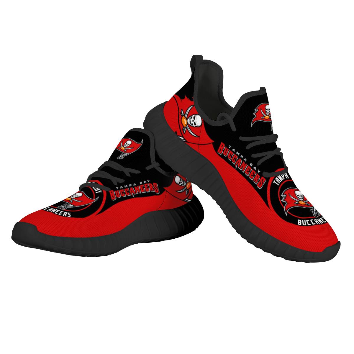 Women's Tampa Bay Buccaneers Mesh Knit Sneakers/Shoes 002